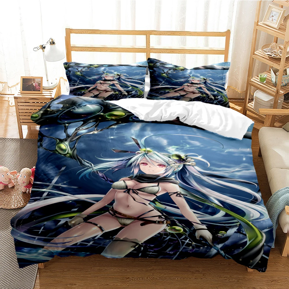 

Cute animation anime sexy beauty printed quilt cover pillowcase,exquisite bedding set,duvet cover,quilt set luxury birthday gift