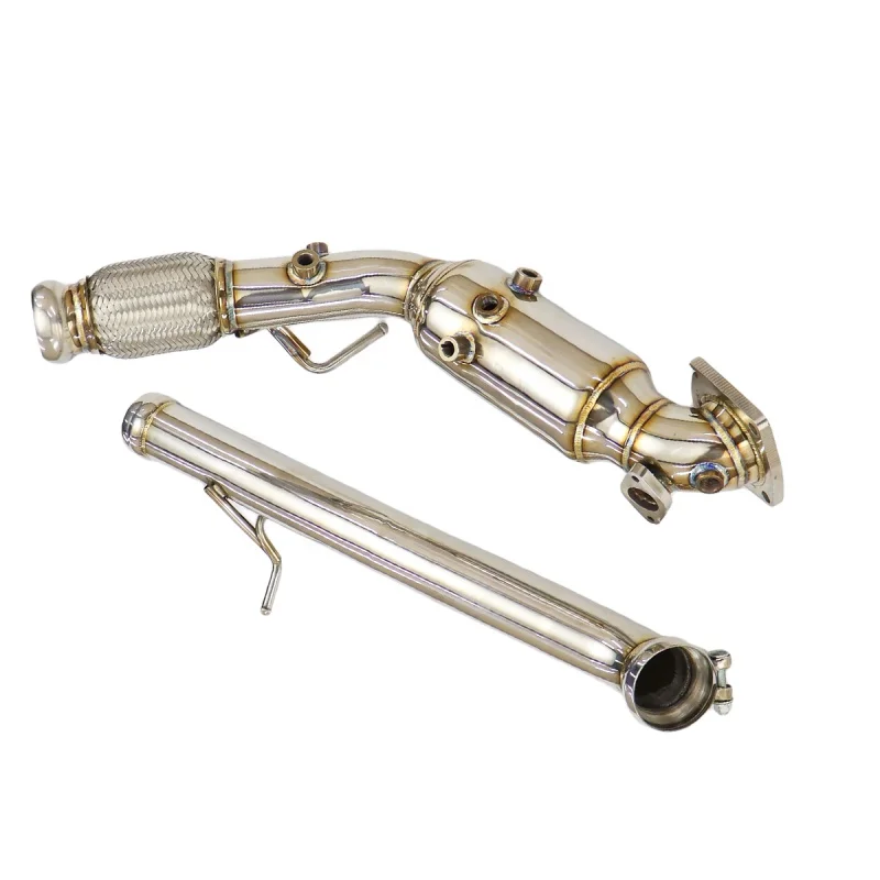 Выхлопная труба для Jeep Wrangler Rubicon JL 2 0 T 2018 выхлопная из нержавеющей стали с высоким