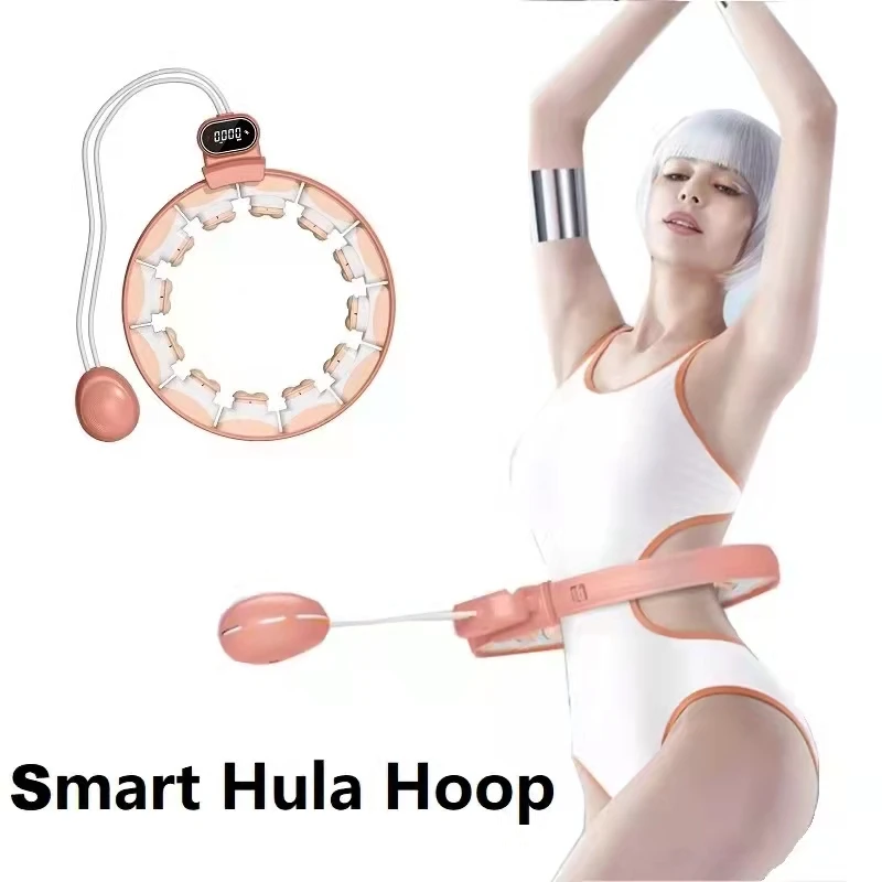 Adjustable Smart Sport Hoop Belly Thin Waist Exercise Massage Fitness Equipment 360° Degree Weight Loss Training for Gym Home