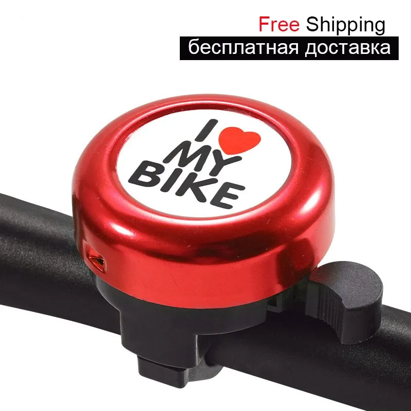 

Bicycle Bell Love Aluminum Alloy Mini I Love My Bike Universal MTB Bike Road E-Bike Electric Scooter Creative Accessories