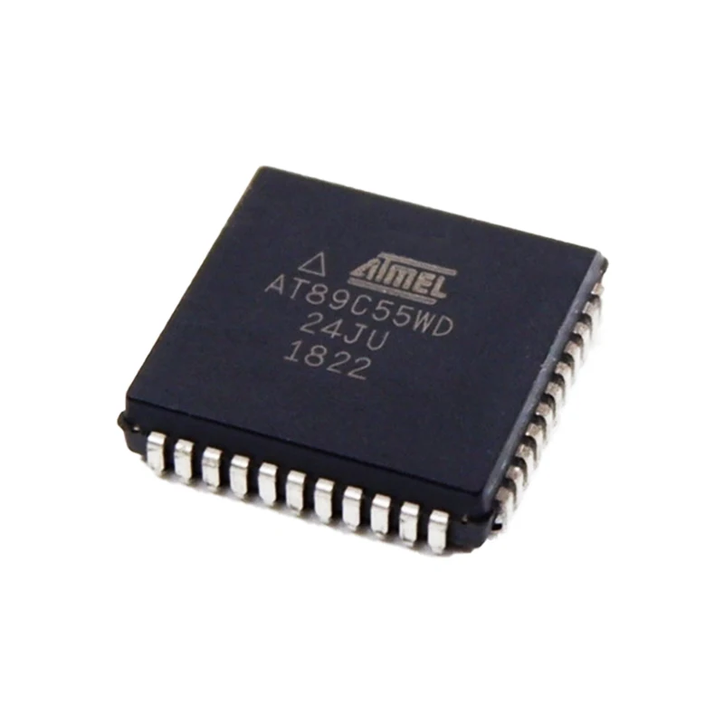AT89C55WD-24JU PLCC-44 AT89C55WD Microcontroller Chip IC Integrated Circuit Brand New Original