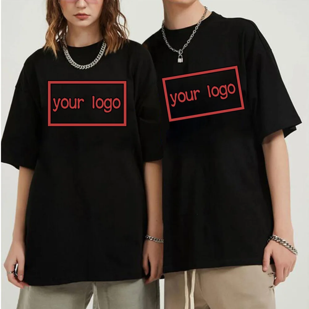 

Футболка мужская с принтом под заказ, модная тенниска для отдыха в стиле Харадзюку «сделай сам», с фото или логотипом, Прямая поставка