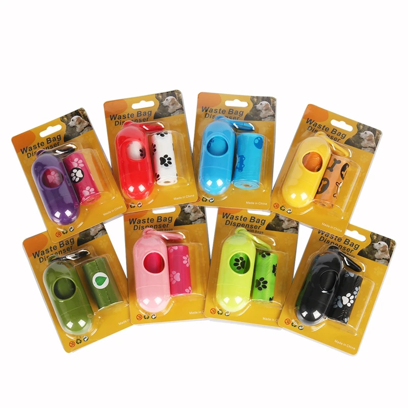 

3-piece Set Pet Poop Bag Dispenser Pet Waste Disposal Bag Dispenser With Waste Bag Poop Bag Dispenser Leak-Proof Waste Bags