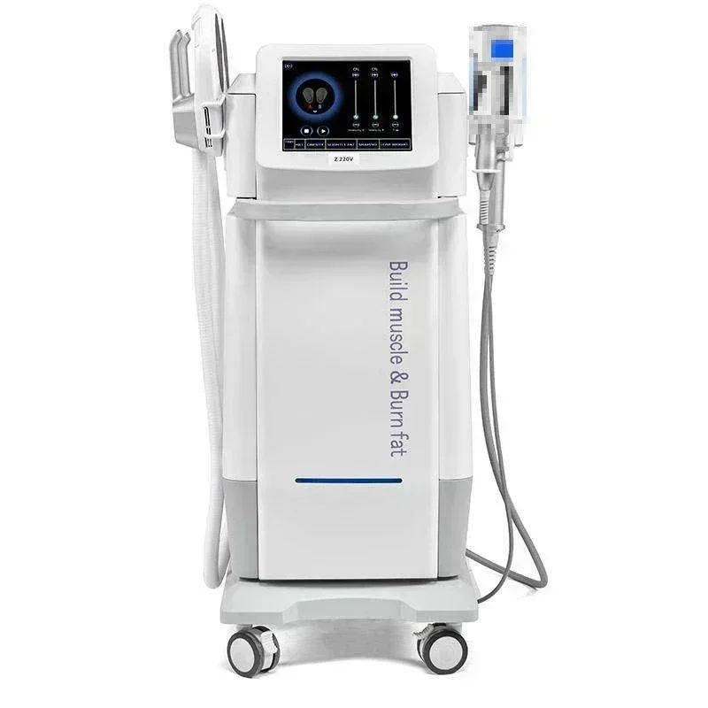 Фото Электромагнитный массажер Emslim 2 в 1, таймер для мышц Fetten Tfernungs Maschine Gewichts Verlust Lymph Drenaż Muskel Massage Bo №3