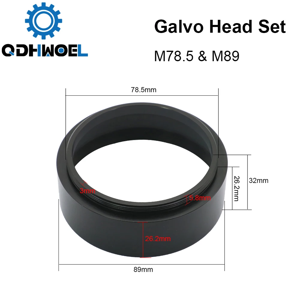 F-theta объектив наружная резьба обратное переходное кольцо Высота 20 мм 32 для резьбы