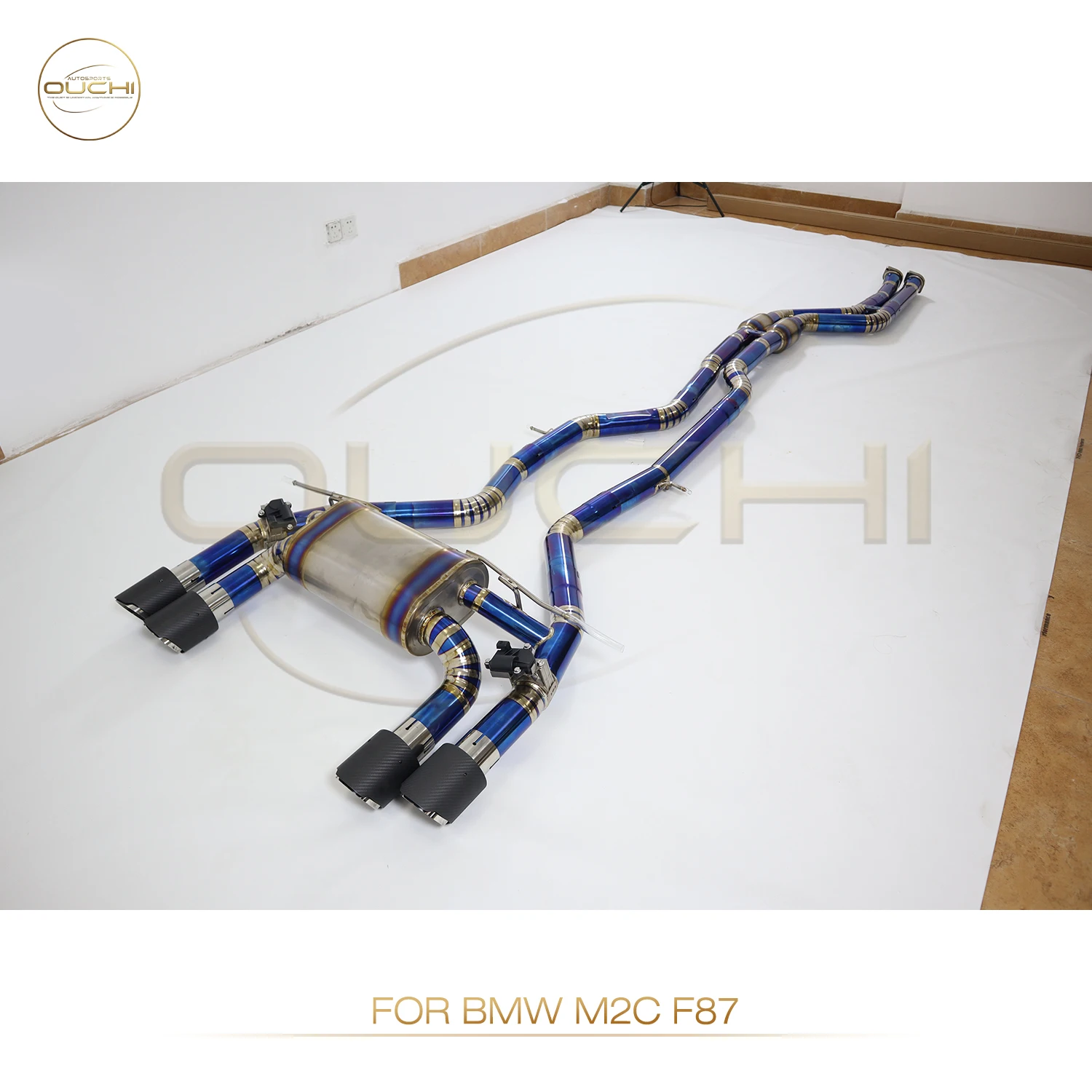 Выхлопная система OUCHI с титановым покрытием для BMW M2C M2 Competition F87 3 0 T S55 глушитель