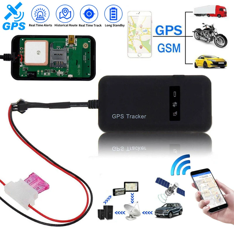 

GT02/TK110 GSM/GPRS/GPS Tracker Car Vehicle Bike Locator Location Tracking Automobiles Accessories