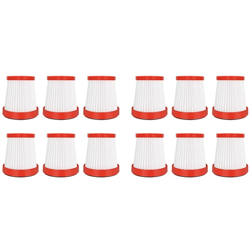 

Replacement Spare Parets Hepa Filter For Xiaomi Deerma VC01 Handheld Vacuum HEPA Filter Dust Cleaner Accessories 12Pcs