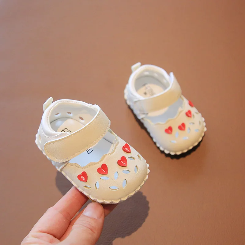 Baby Sandals Soft Soles 3-6 To 12 Months Baby Shoes Princess Walking Shoes One Year Old Girl Baby Shoes Spring And Autumn 8