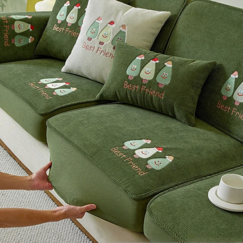 2024 зимняя домашняя нескользящая рождественская елка диванная подушка чехлы для