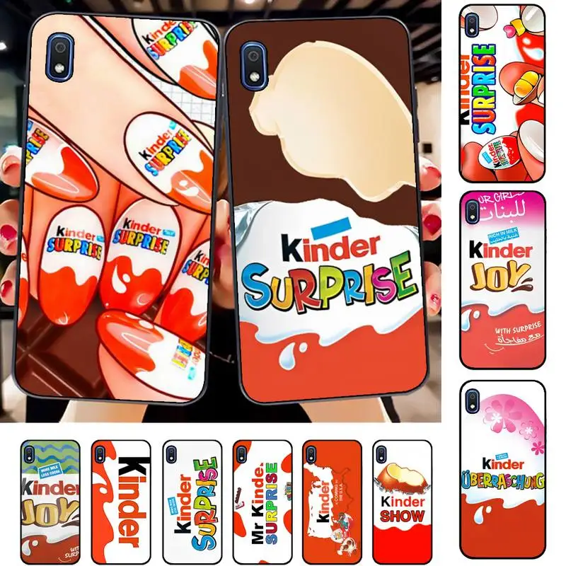 

New Trolly egg KINDER JOY Surprise Phone Case for Samsung A51 01 50 71 21S 70 31 40 30 10 20 S E 11 91 A7 A8 2018 Cover