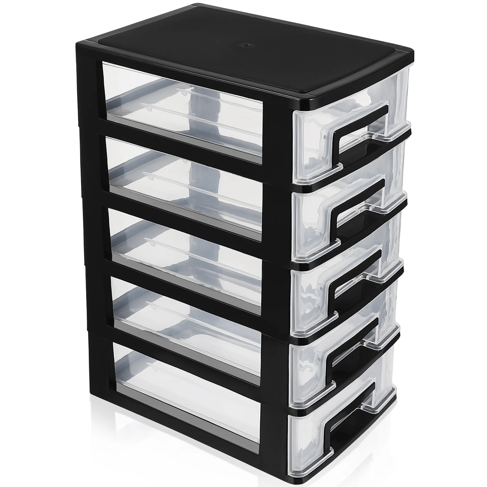 

Multifunctional Five-layer Storage Cabinet Plastic Drawer Type Closet Portable Dustproof Storage Case Organizer Sundries Holder