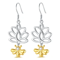 flower animal bee hoop earrings 925 sterling silver valentines mothers day christmas jewelry gifts for women teen girls kids