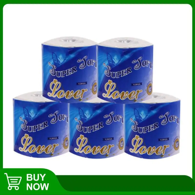 

10 рулонов смешанной древесной целлюлозы, бытовая туалетная бумага, 3-слойная мягкая удобная рулонная бумага для салфеток, для гостиной, спальни