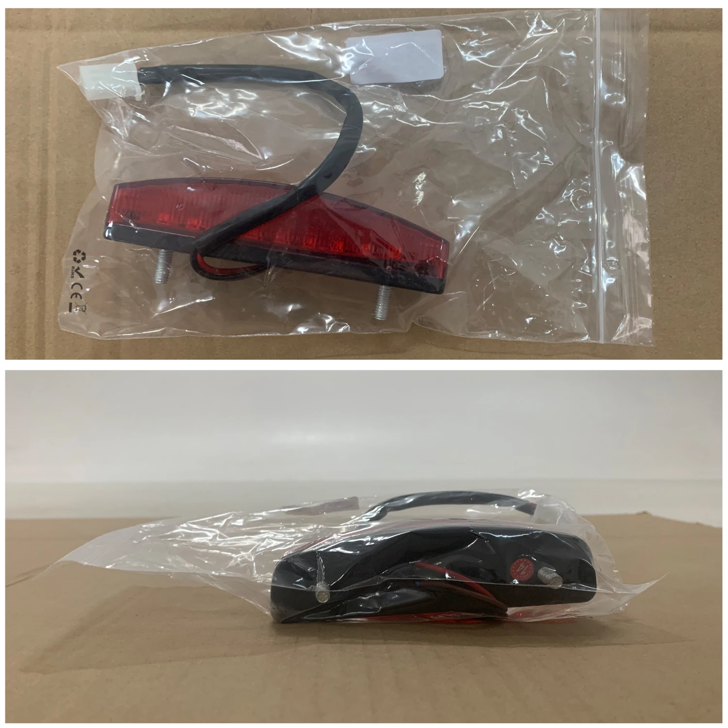 

ATV 12V 3 Wire Brake Stop Light License Taillight Red for ATV Off Road Motorcycle Signal Lamp Accessories Car Lights