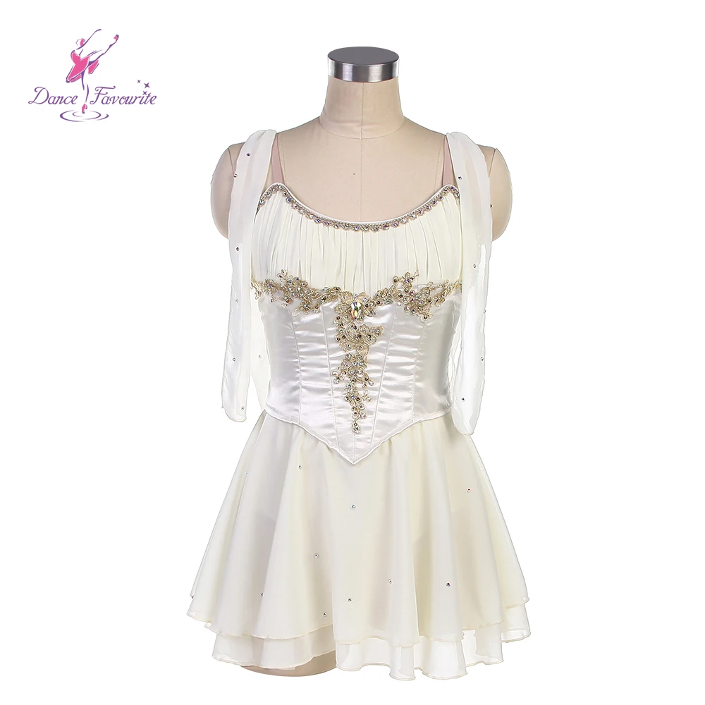 Танцевальные любимые танцевальные костюмы B24062 цвета слоновой кости