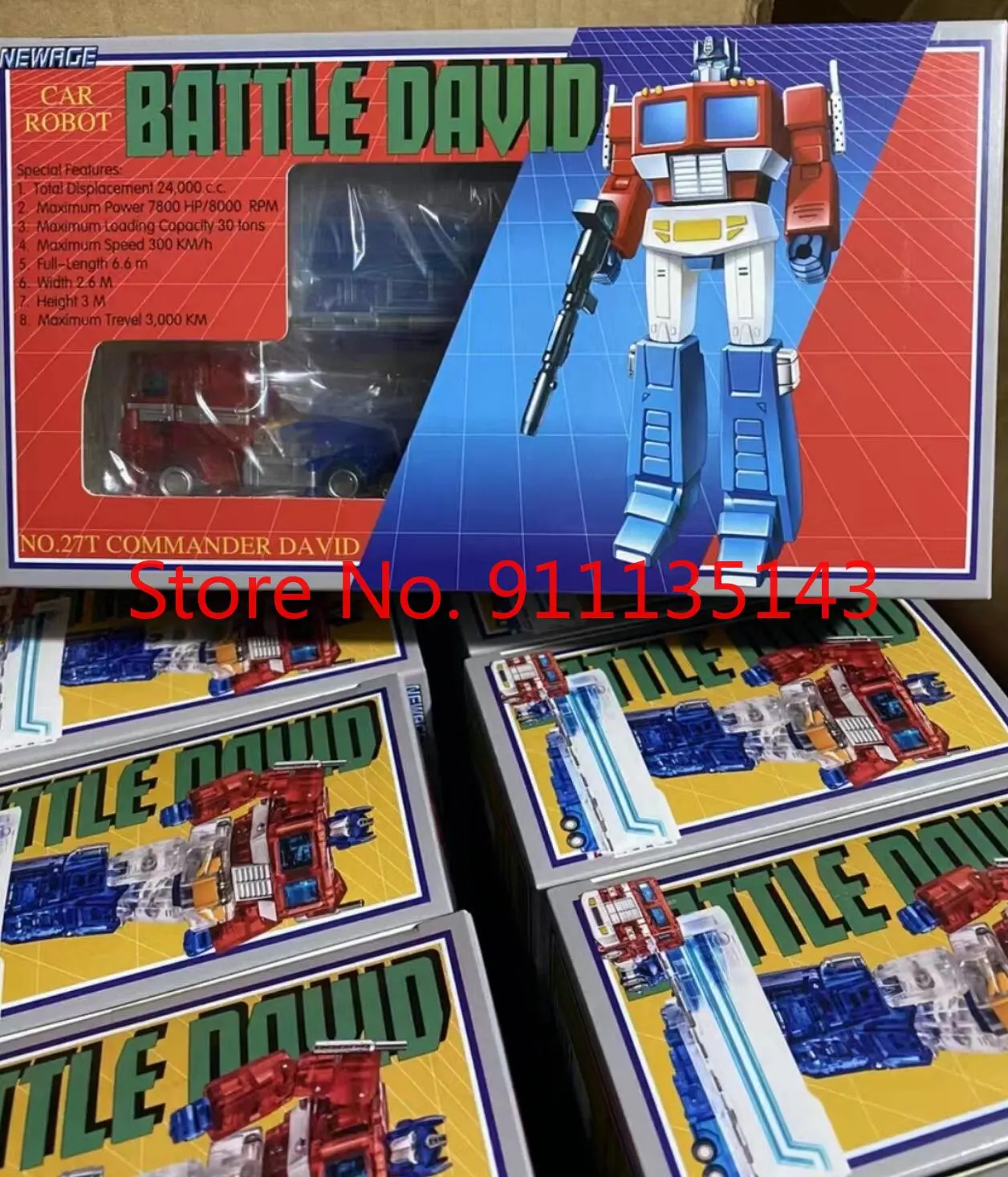 

NewAge NA H27T David 3rd Party Transformation Toys Anime Action Figure Toy Deformed Model Robot In Stock
