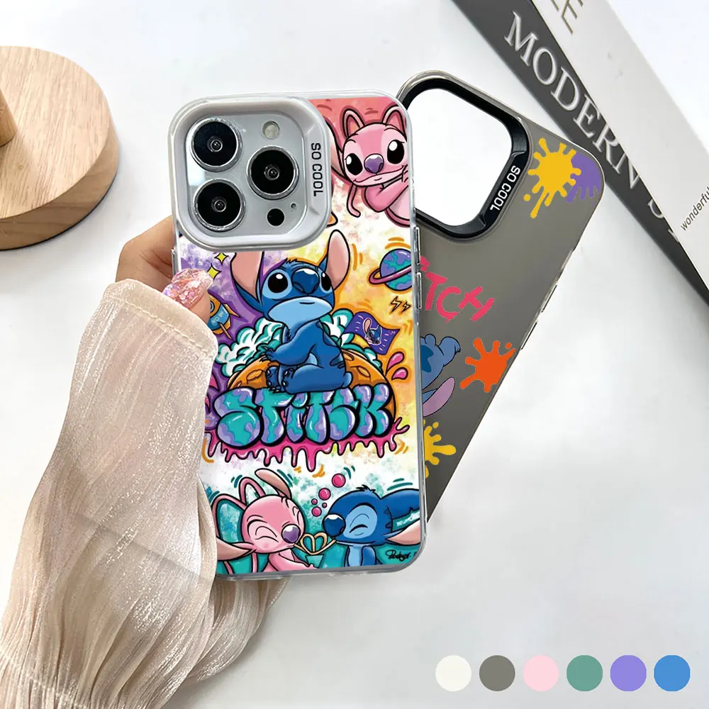 Disney Lilo Stitch Anime PHONE CASE FOR VIVO Y100 Y93 Y91 Y81 Y78 M TI Y77T Y56 Y51 Y50 Y36Y35 Y33Y Y33S Y32 Y22 S PLUS 5G