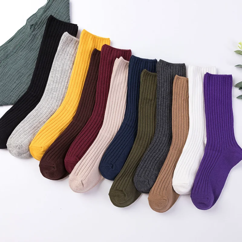 

Новые забавные милые носки для женщин, хлопковые Яркие дизайнерские ретро-носки конфетных цветов в стиле Харадзюку для школьниц