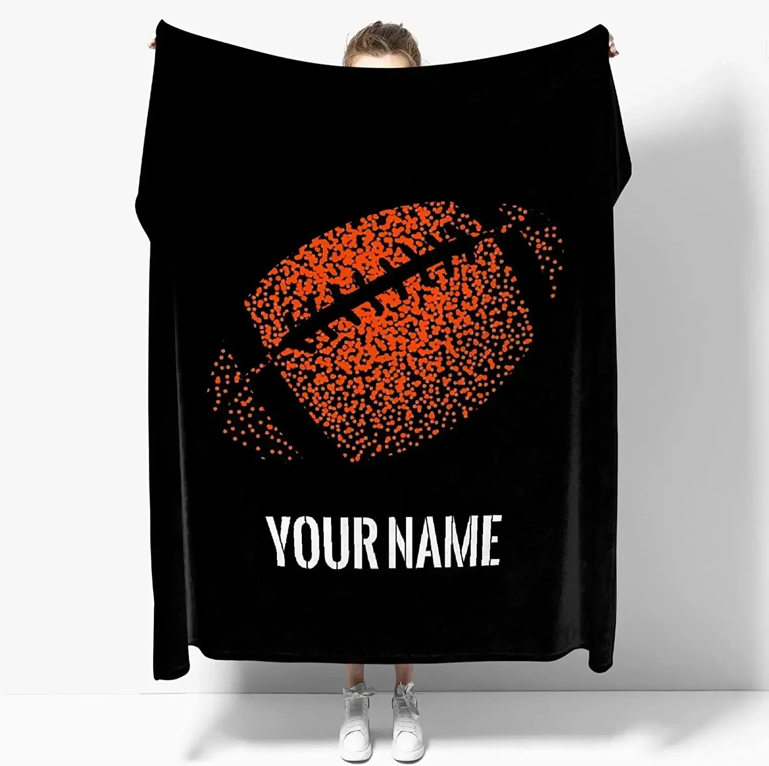 Одеяло с именем для девочек и мальчиков Фланелевое покрывало индивидуальным