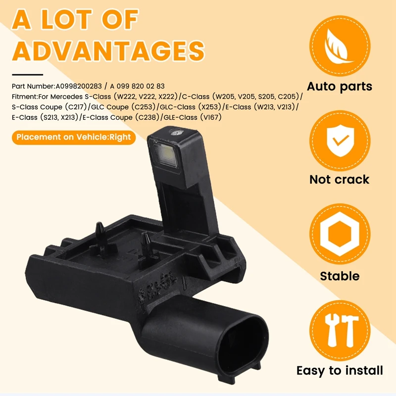 A 0998200283 Правая боковая дверная ручка управления освещением для Mercedes Benz X290 C257 W205 W213