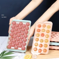 kitchen plastic molds ice tray round ice molds home bar party use round ball ice cube makers diy ice cream mould