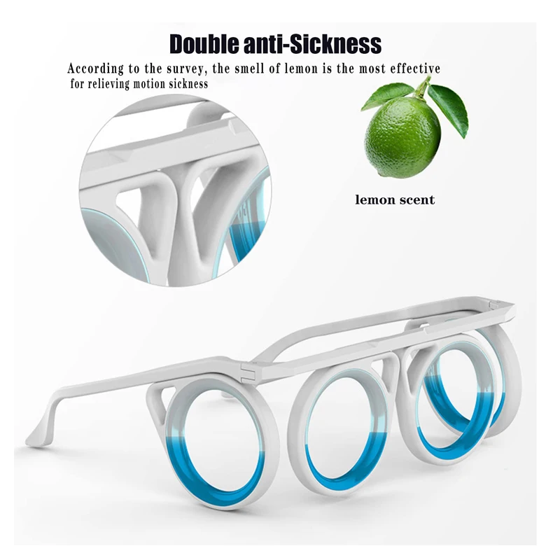 

Очки с защитой от болезни для автомобилей и самолетов, 3d-защита головокружения для взрослых и детей, портативные очки без линз, артефакт