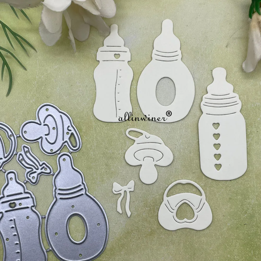 Фото Металлические вырубные ножи и трафареты для сосок и детских бутылочек, для скрапбукинга, альбомов, бумажных открыток, тиснения №1