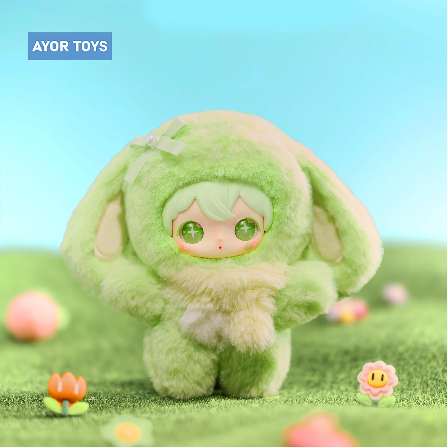 Фото Ayortoys Shyshy Flashing World Series Коллекционные подвески Виниловый дизайн с кроликом Слепая коробка Подвески Модная игрушка для коллекционеров №1