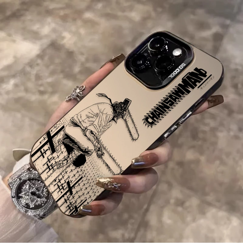 Фото Чехол Cool Anime Chainsaw Man для Samsung Galaxy A24 A33 A34 A14 A13 A23 A55 A15 A35 A25 A05 A05S 5G A54 A53 A32 A52 A52S Cover №3