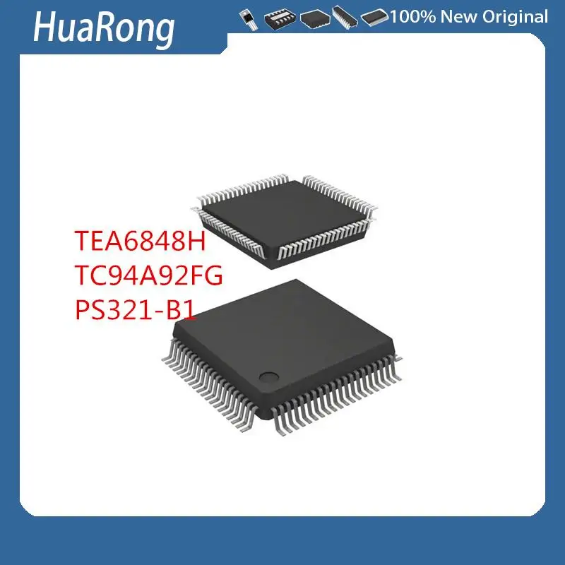2 шт./лот TEA6848H TC94A92FG 94A92 TC94A92 PS321 PS321-B1 QFP80