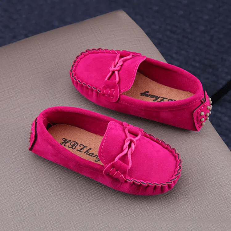 Size 21-35 Kids Shoes Boys Slip On Spring Soft PU Leather Children Casual Girls Comfortable Loafers Baby | Детская одежда и обувь