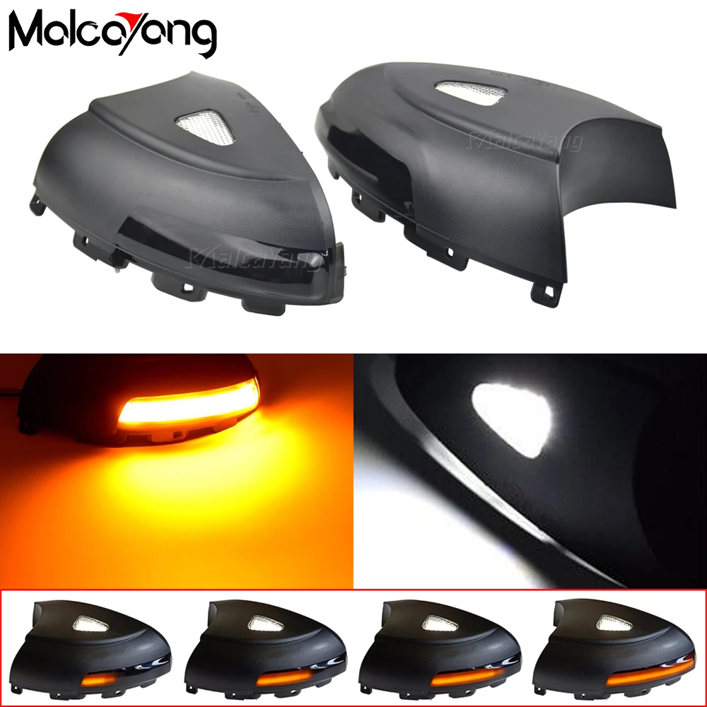 

2piece LED Side Wing Rearview Mirror Dynamic Indicator Flowing Turn Signal Blinker Repeater Light For VW Tiguan MK1 2008-2016