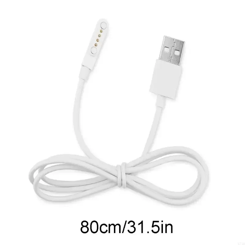 Фото X7jb 4pin магнитный кабель для детей для интеллектуальных часовых зарядных кабелей USB -зарядный кабель для k №4