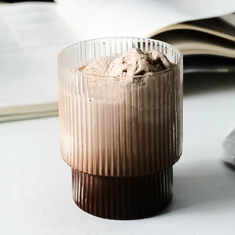 6/4/2/1 шт. кофейная кружка в Вертикальную Полоску термостойкие стеклянные чашки