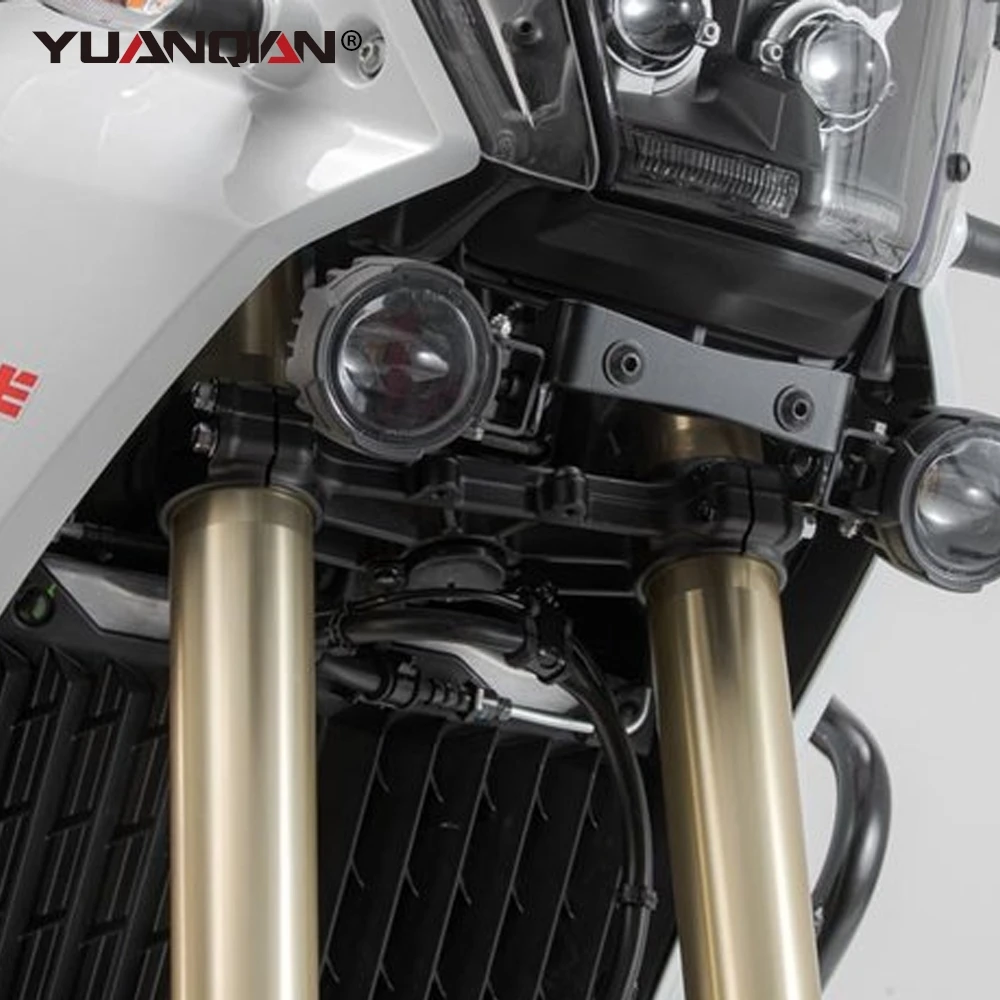 Фото Для Yamaha Tenere 700 Rally T7 X690Z XTZ690 Tenere XTZ700 Вспомогательный светодиодный ходовой противотуманный фонарь Кронштейн для точечной фары Крепление №2