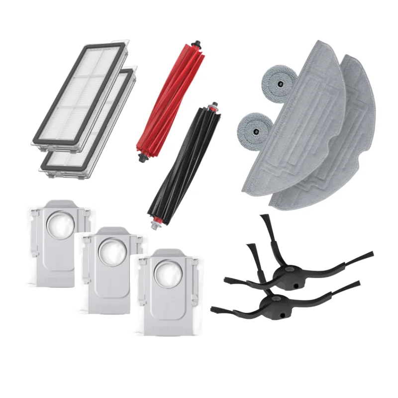 

Оригинальный аксессуар Roborock S8 MaxV Ultra, моющийся фильтр, основная/боковая щетка, швабра, мешок для пыли, детали робота-пылесоса опционально