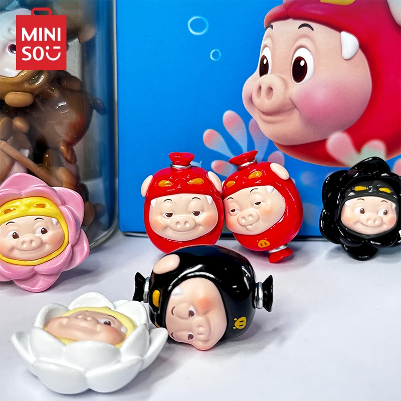 MINISO шторка мини Универсальная Ggbond Милая кавайная настольная декоративная кукла