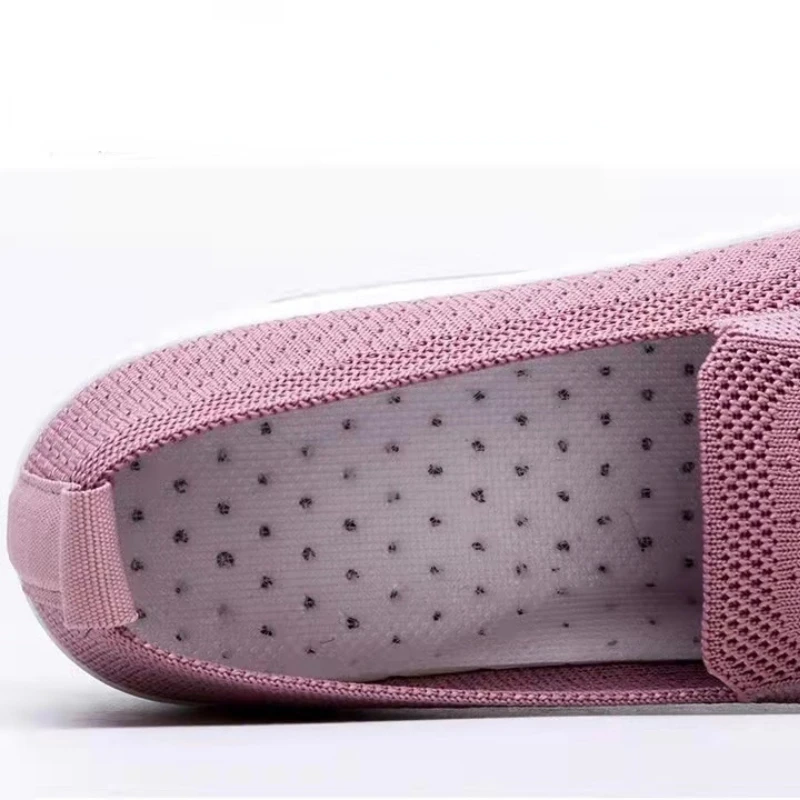 Summer Women Vulcanized Sneakers Platform Solid Color Ladies Walking Shoes Fashion Casual Breathable Wedges Air Cushion Sneakers