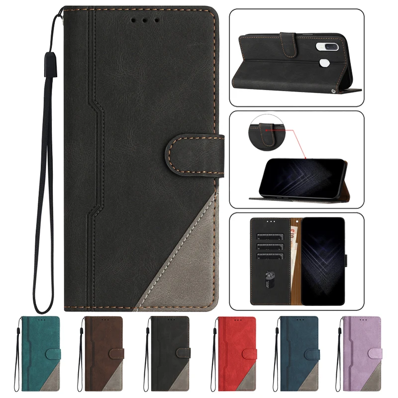 

For Samsung A40 Wallet Leather Flip Case For Samsung Galaxy A40 A 40 SM-A405FN A405FM A405F Cover Magnet Card Holder Phone Bags
