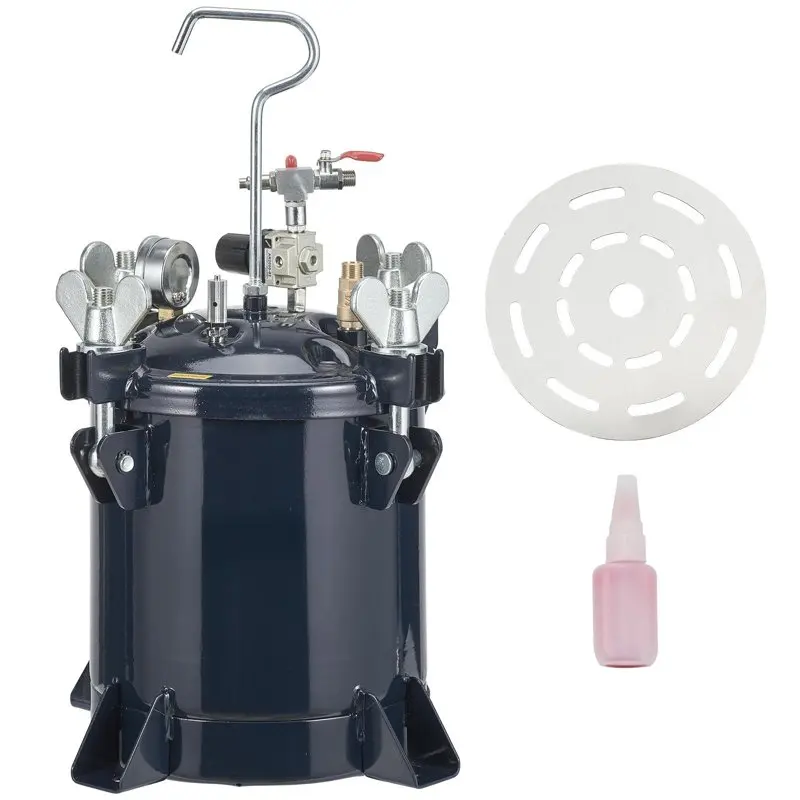 

Pressure Pot 2.5Gal Pressure Pot Paint Sprayer 10L Automatic Air Agitator Stirrer for House Keeping Or Commercial Paint