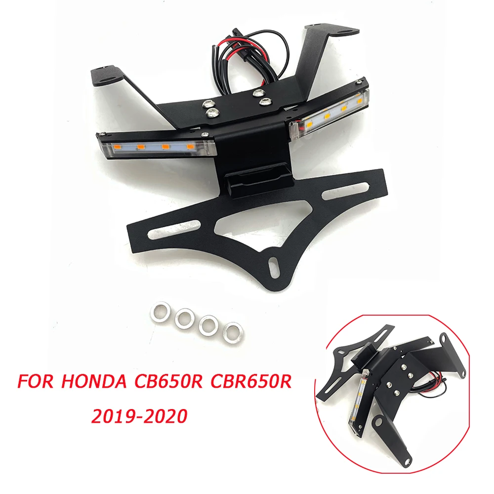 

Опрятный задний кронштейн для крепления номерного знака на мотоцикле Honda CB650R CBR650R CB/CBR 650R 2020 2019