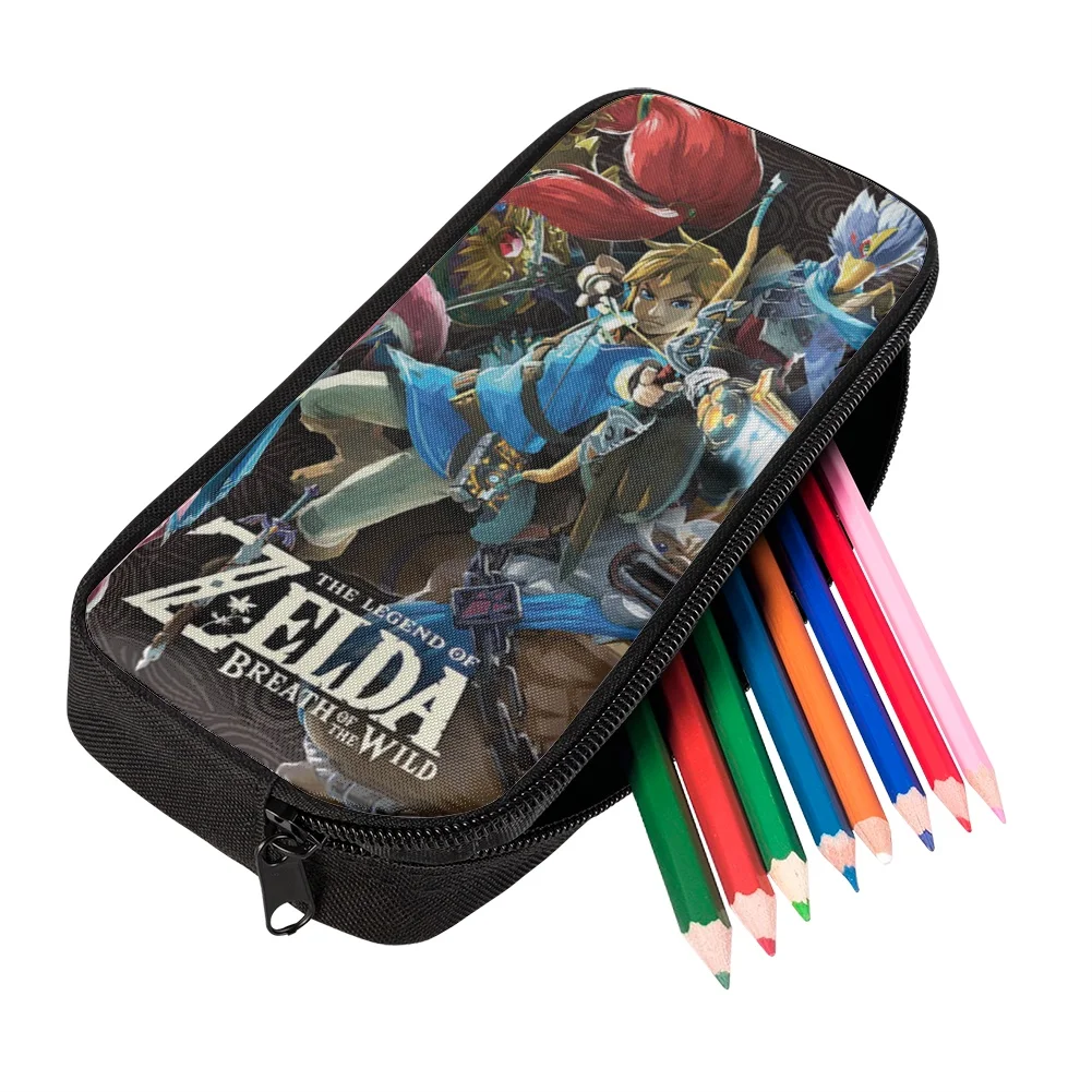Custom 3Pcs/set School Bags for Teenager Girls Boys Zelda Breath of The Wild Kids Backpack Children Bookbag Travel Bags New