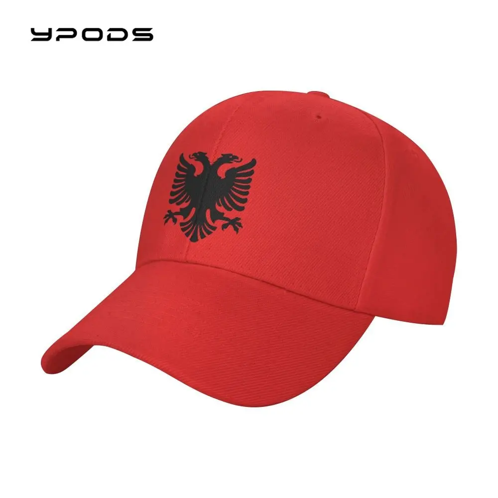 

Flag Of Albania Eagle Albanian Prides Beanies For Woman Gorras Hombre Moto Gp Baseball Cap Balaclava Custom Hats Snapback