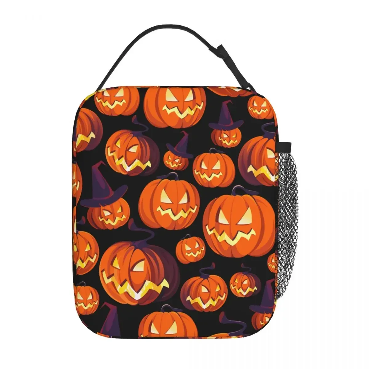 

Изолированные ланч-пакеты с тыквами на Хэллоуин, Термосумка, многоразовая Герметичная сумка-тоут, Ланч-бокс, сумка для еды, школьная дорожная сумка