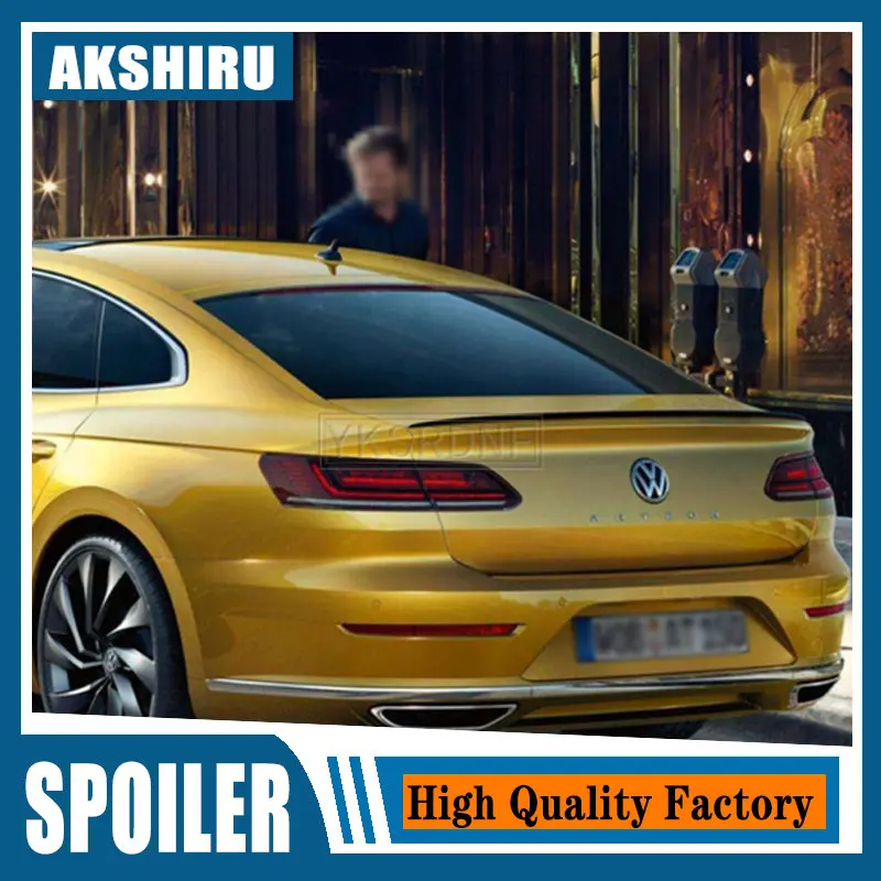 

Спойлер для Volkswagen Arteon CC, высококачественный спойлер из АБС-пластика для заднего крыла автомобиля, спойлер грунтового цвета для Volkswagen CC 2019