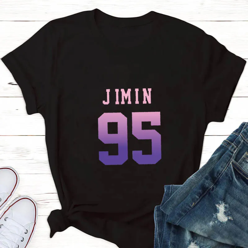 

Jimin футболки для женщин suga rapmonster kpop футболка v(taehyung) jungkook панк одежда модные топы Женская одежда гранж Прямая поставка