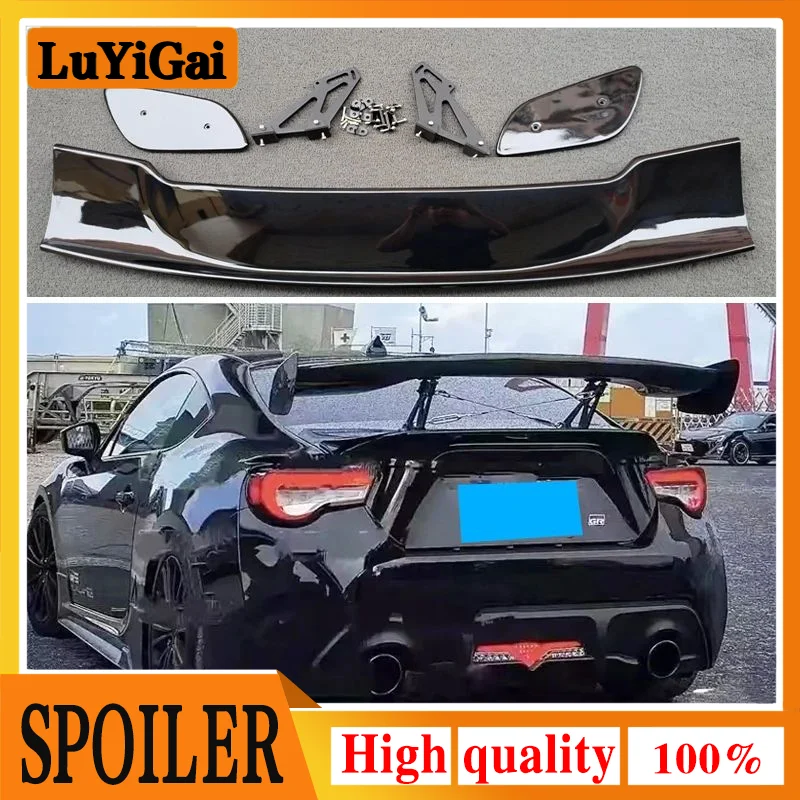 Универсальный автомобильный спойлер из углеродного волокна с рисунком для