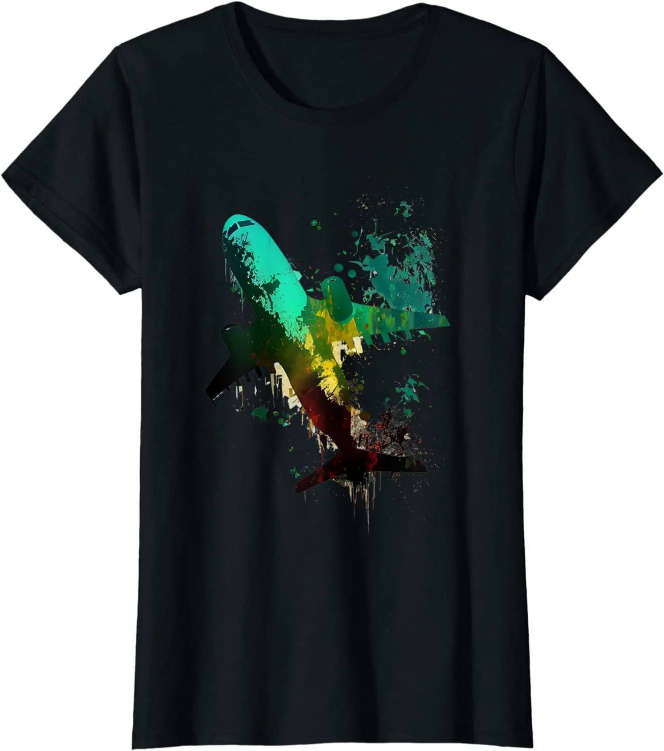 

Силуэт самолета футболка