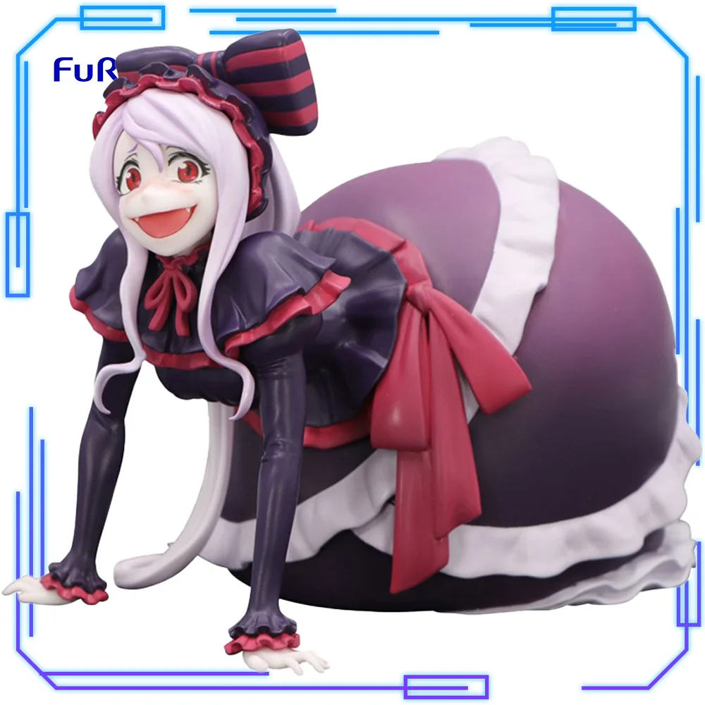 Фото В наличии FuRyu, оригинальная аниме Overlord Shalltear Bloodfallen 10,5 см, коллекционная модель игрушки, стопор для лапши, фигурка, рождественский подарок №1